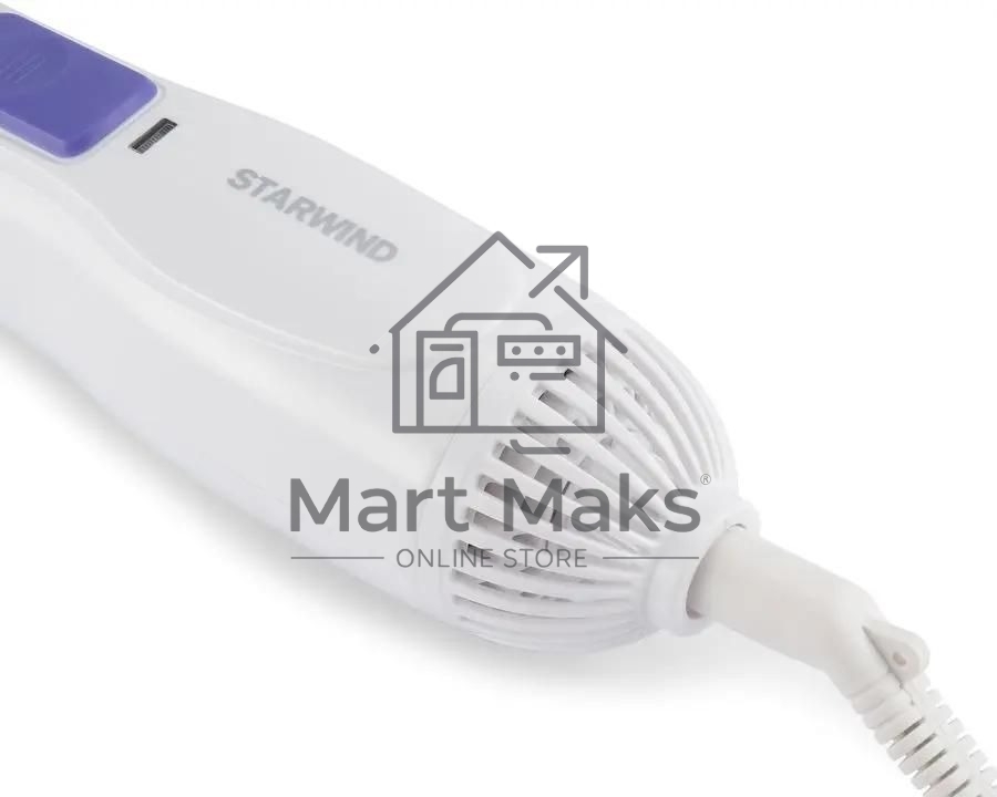 Фен-щетка Starwind SHP8502 1000Вт белый/фиолетовый