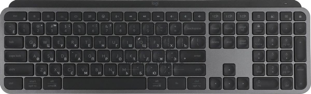 Клавиатура беспроводная Logitech MX Keys S (920-011600) графит Клавиатура беспроводная Logitech MX Keys S (920-011600) графит