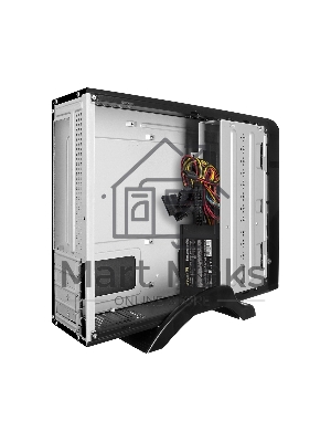 Компьютерный корпус Desktop ExeGate EX288781RUS MI-207U-350W-8 (miniITX/mATX, БП M350 с вент. 8см, 1*USB+1*USB 3.0, аудио, черный)