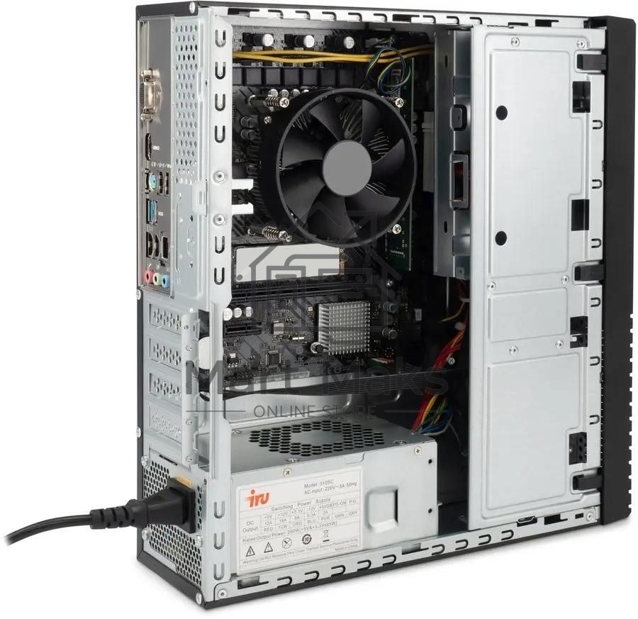 Компьютер ПК IRU 310SC SFF Cel G6900 (3.4) 8Gb SSD256Gb UHDG 710 Windows 11 Professional GbitEth 200W черный (2017897)