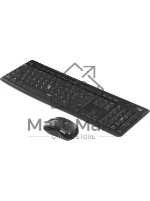 Комплект клавиатура+мышь Logitech MK295 беспроводной, USB, чёрный