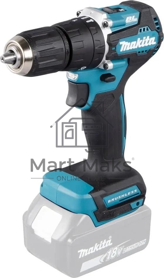 Дрель-шуруповерт аккумуляторная Makita DHP487Z Аккумуляторная, Ударная, Кейс