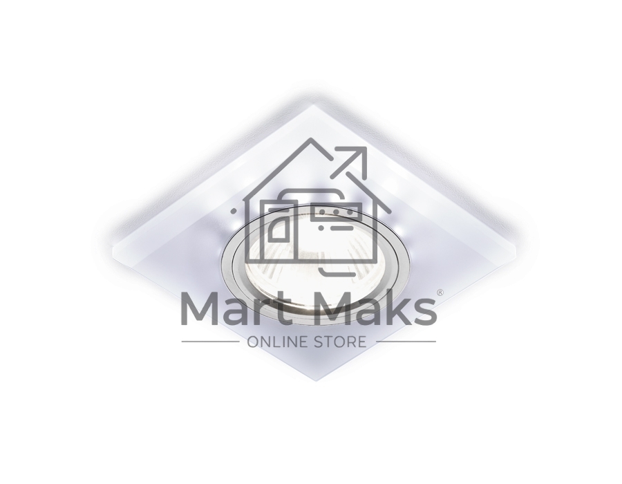 Встраиваемый точечный светильник S215 W/CH/WH матовый/хром/MR16+3W(LED WHITE)
