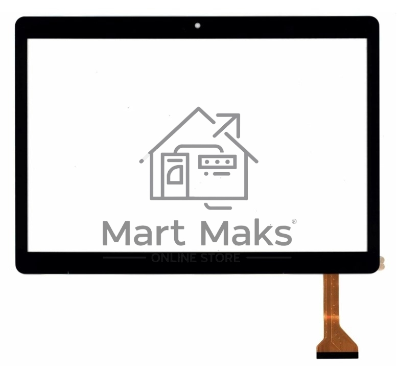 Сенсорное стекло (тачскрин) WJ1825-FPC-V1.0, черное