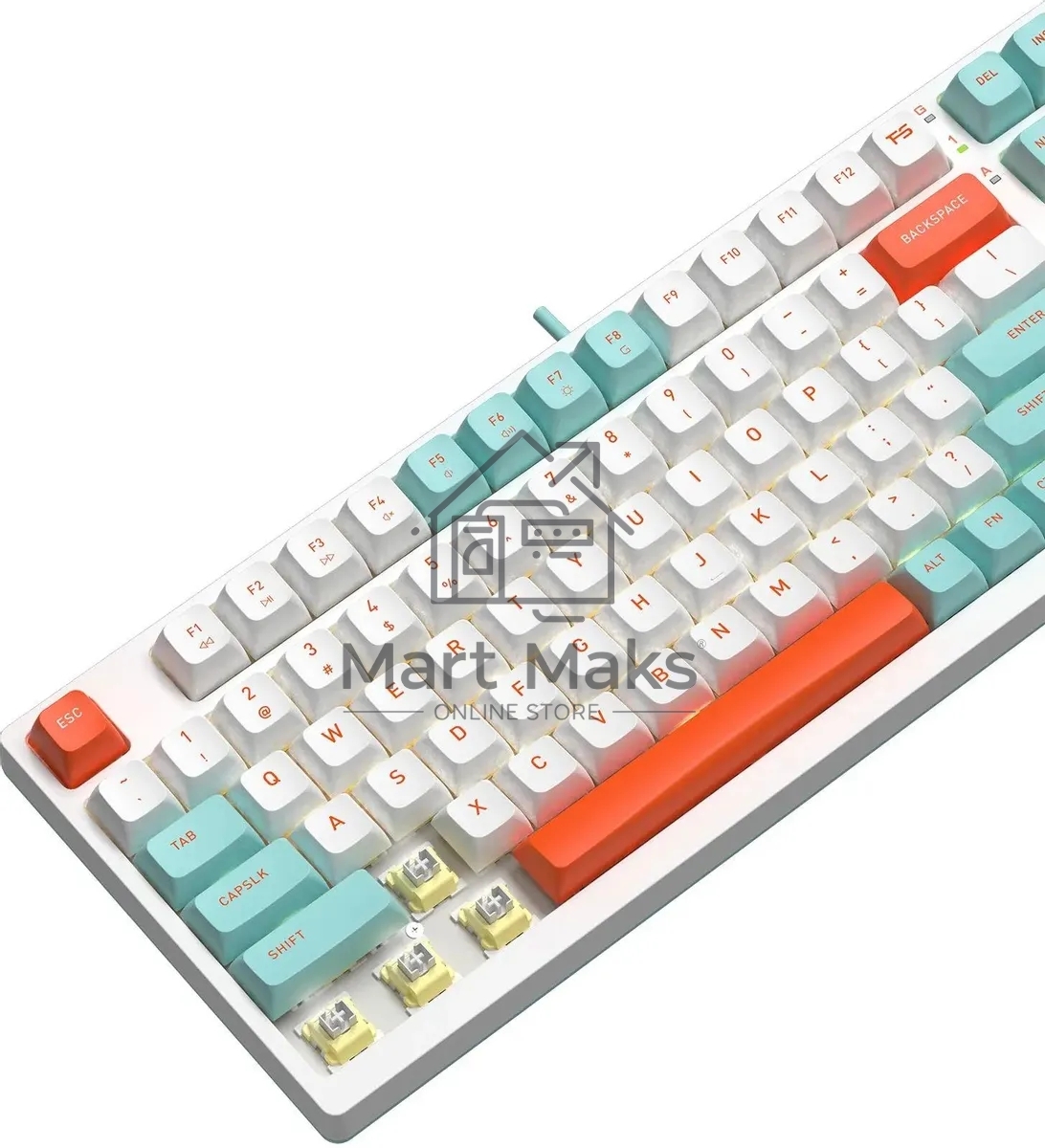 Клавиатура A4Tech Fstyler FS300 (FS300 PANDA SNORKLENING) проводная, USB, белый