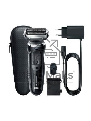 Электробритва сетчатая Braun Series 7 71-N1000S реж.эл.:3 питан.:аккум. черный