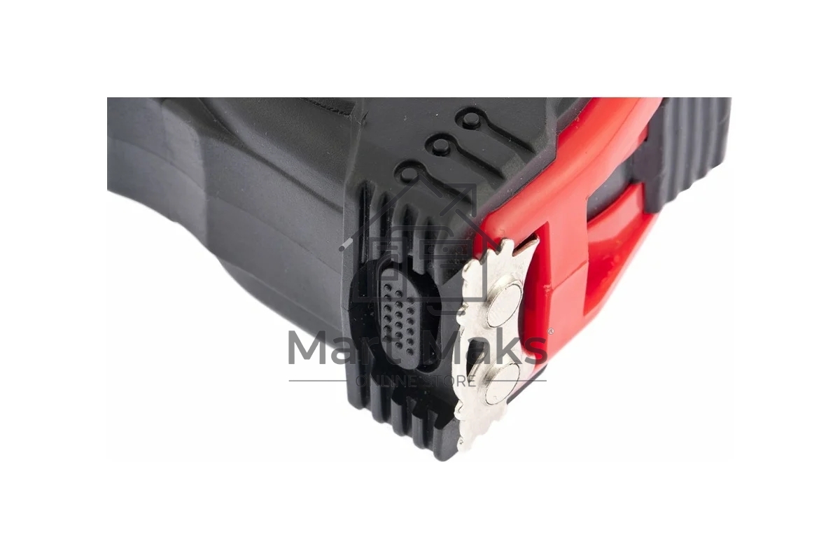 Рулетка MATRIX 31005 status magnet 3 fixations 5мх25мм обрезиненный корпус зацеп с магнитом