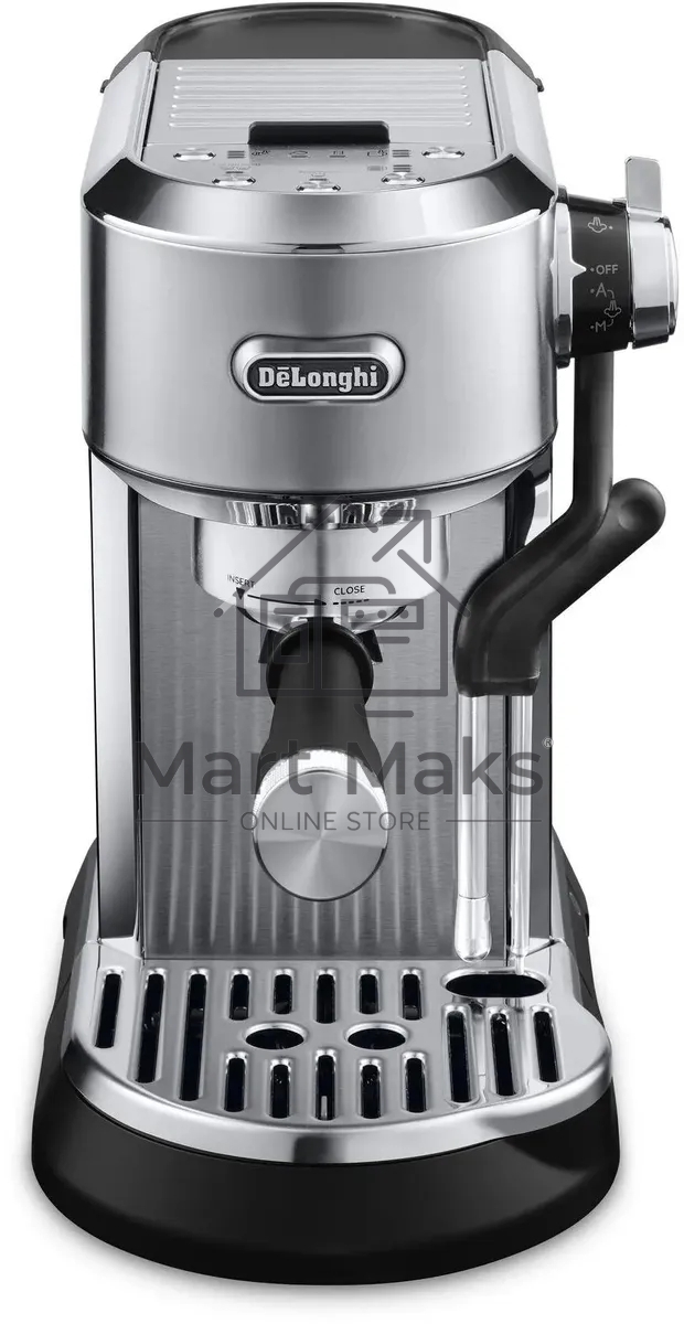 Кофеварка рожковая DeLonghi EC950.M (0132106249) серебристый, исп. кофе - молотый/чалды, 1.6 л, 1450 Вт, 15 Бар