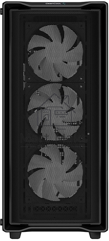 Компьютерный корпус Deepcool CC560 MESH V2 черный без БП ATX 8x120mm 5x140mm 1xUSB2.0 audio bott PSU