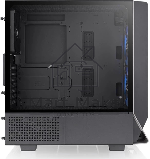 Компьютерный корпус Thermaltake Ceres 300 TG ARGB черный без БП ATX 3x140мм 2xUSB 3.0 1xUSB3.1 audio bott PSU