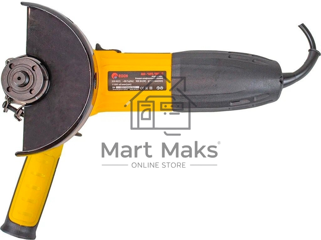 Угловая шлифмашина EDON AG-125/900C желтый/черный 28227