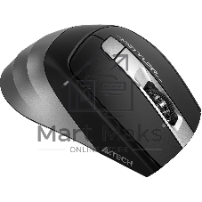 Мышь беспроводная A4Tech Fstyler FB35S серый/черный, 2000 dpi, радиоканал, Bluetooth, USB, кнопки - 5