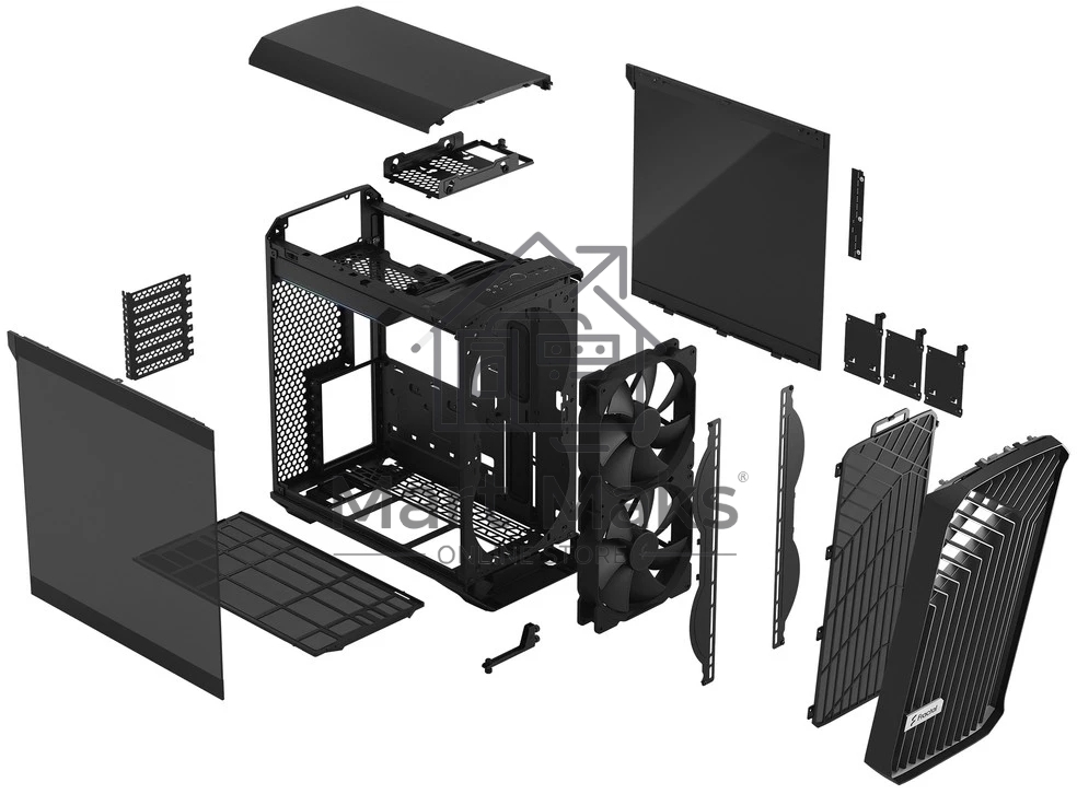 Корпус Fractal Design Torrent Compact Black TG Dark Tint / FD-C-TOR1C-01