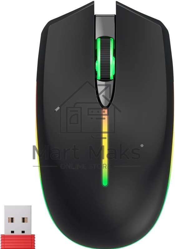 Мышь беспроводная Defender Fusion MM-283 черный, 3200 dpi, радиоканал, Bluetooth, USB, кнопки - 4