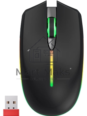 Мышь беспроводная Defender Fusion MM-283 черный, 3200 dpi, радиоканал, Bluetooth, USB, кнопки - 4