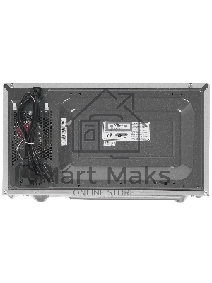 Микроволновая печь CASO M 20 Ecostyle Pro серебристый/черный, 20 л, 800 Вт, переключатели - поворотный механизм