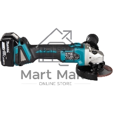 Углошлифовальная машина Makita DGA504RT 8500об/мин рез.шпин.:M14 d=125мм жестк.кейс