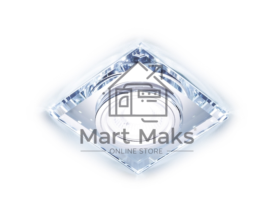 Встраиваемый точечный светильник S215 CL хром/прозрачный /MR16+3W(LED COLD)