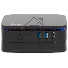 Неттоп IRU 110JLCN Cel N4500 (1.1) 8Gb SSD256Gb UHDG Windows 11 Pro GbitEth WiFi BT черный (2152163)