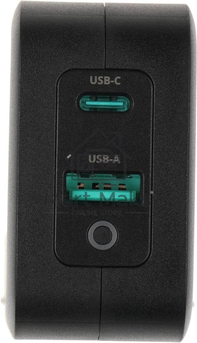 Блок питания TopON TOP-GaN-65WB автоматический 65W 5V-20V 3.25A 2xUSB от бытовой электросети LED индикатор