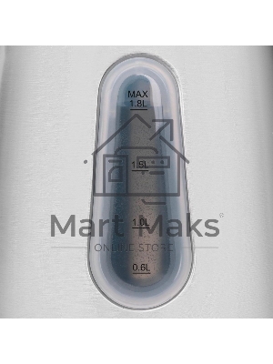 Чайник электрический SCARLETT SC-EK21S36, 1.8л, 2200Вт, черный