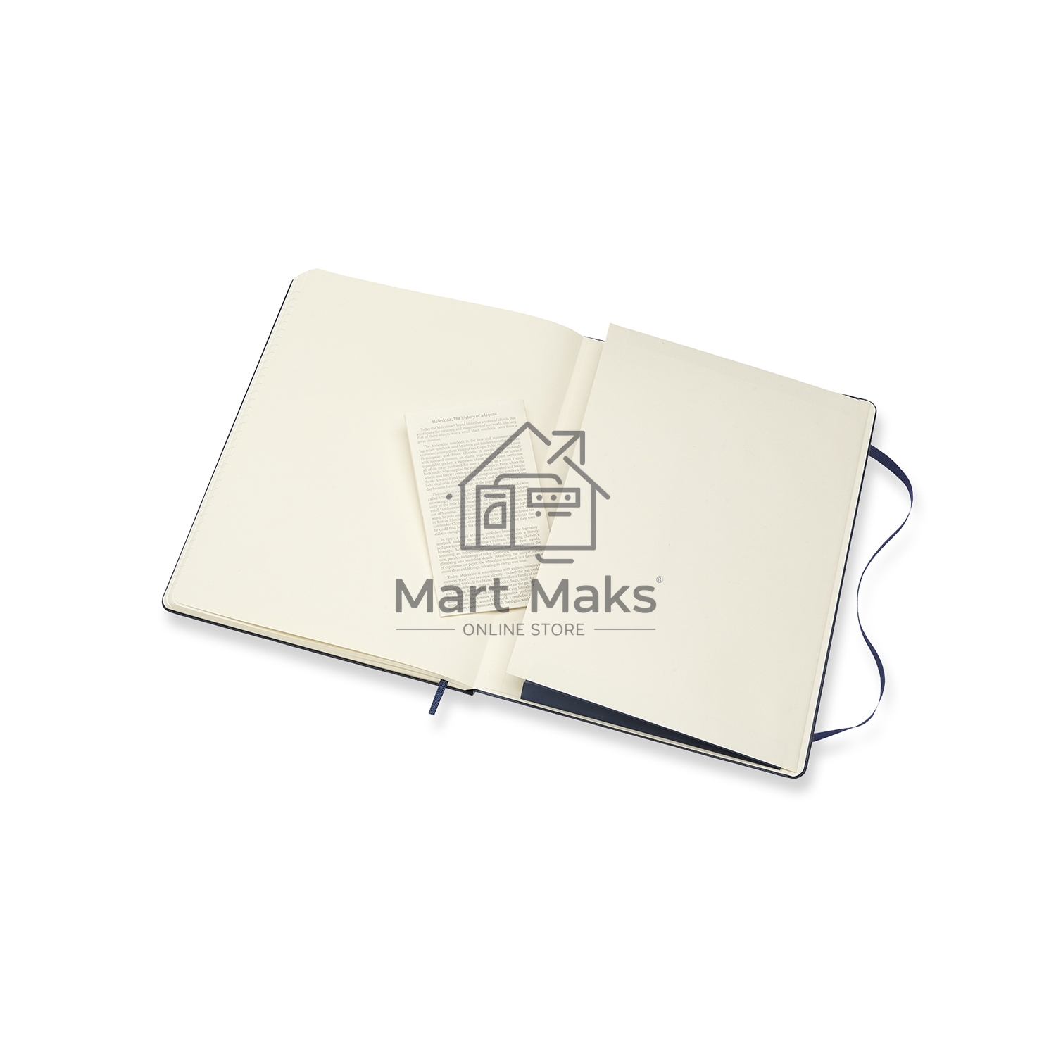 Блокнот Moleskine CLASSIC QP090B20 XLarge 190х250мм, 192 страниц, линейка, твердая обложка, синий