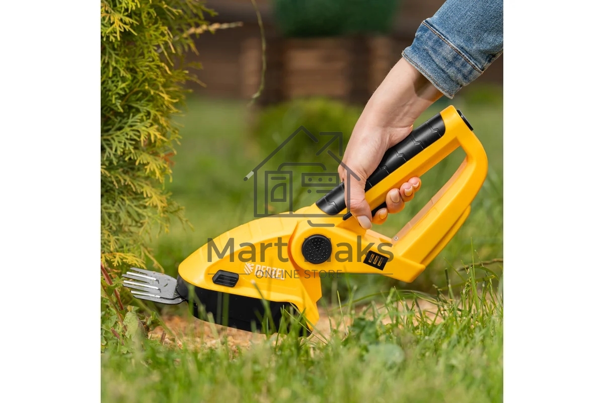 Ножницы-кусторез аккумуляторные Denzel GS-7, Li-Ion, 7,2 В