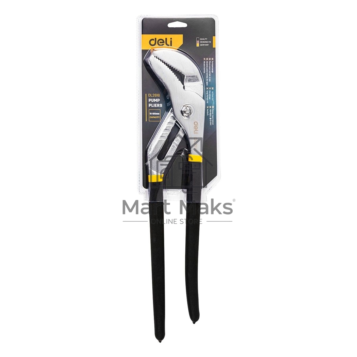 Переставные клещи Deli DL2616 16