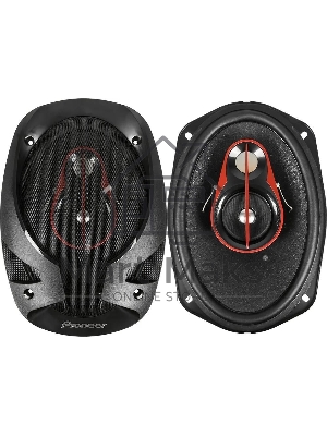 Колонки автомобильные Pioneer TS-R6951S 400Вт 4Ом 15x23см (6x9дюйм) (ком.:2кол.) коаксиальные трехполосные