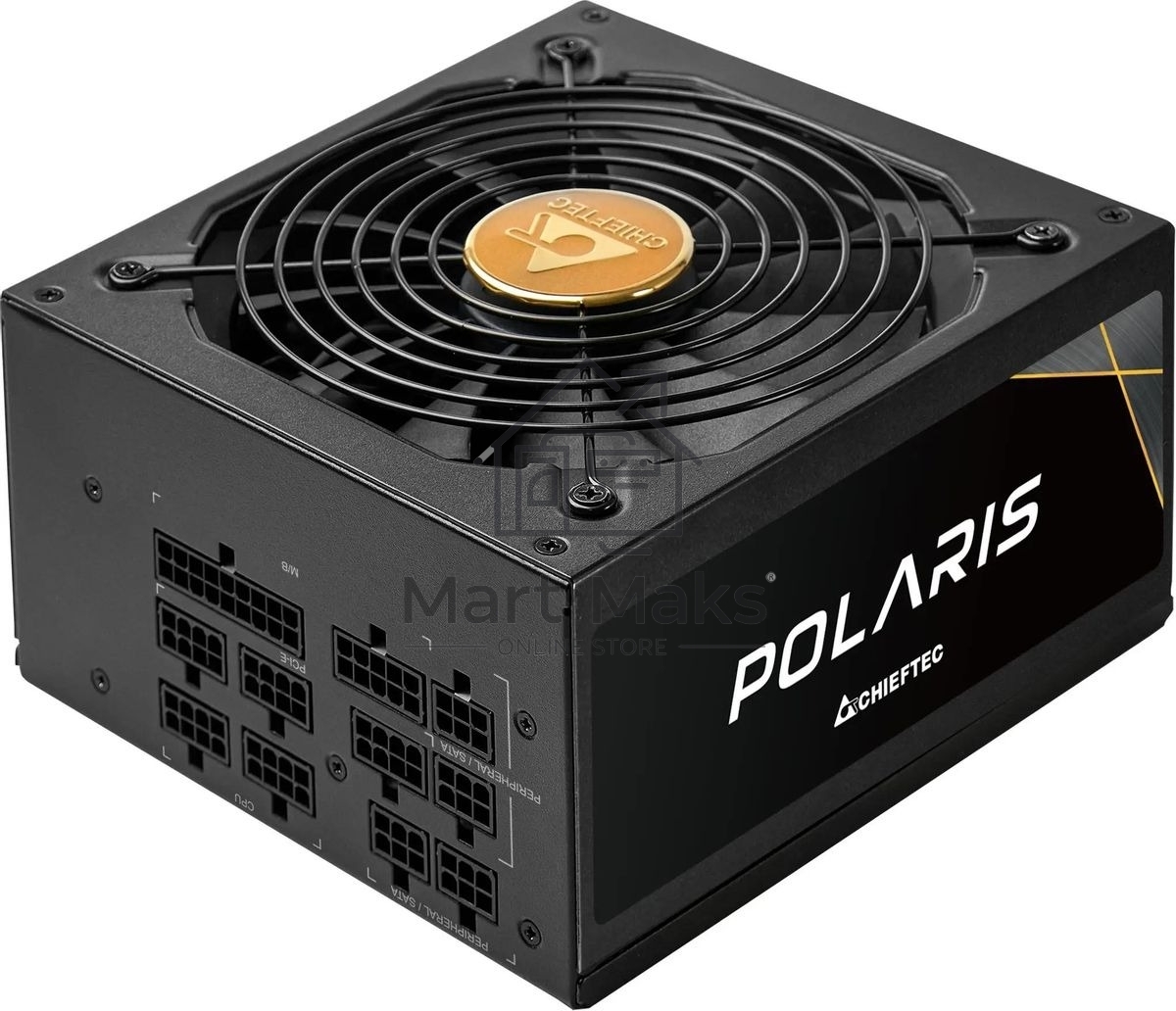 Блок питания Chieftec Polaris PPS-850FC, 850Вт, 80 PLUS Gold, 120мм, модульный, черный