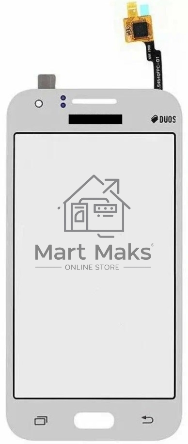 Сенсорное стекло (тачскрин) для Samsung Galaxy J1 SM-J100, белое