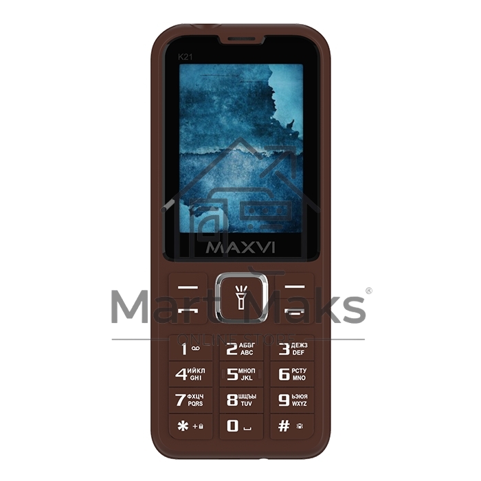 Мобильный телефон Maxvi K21 шоколадный
