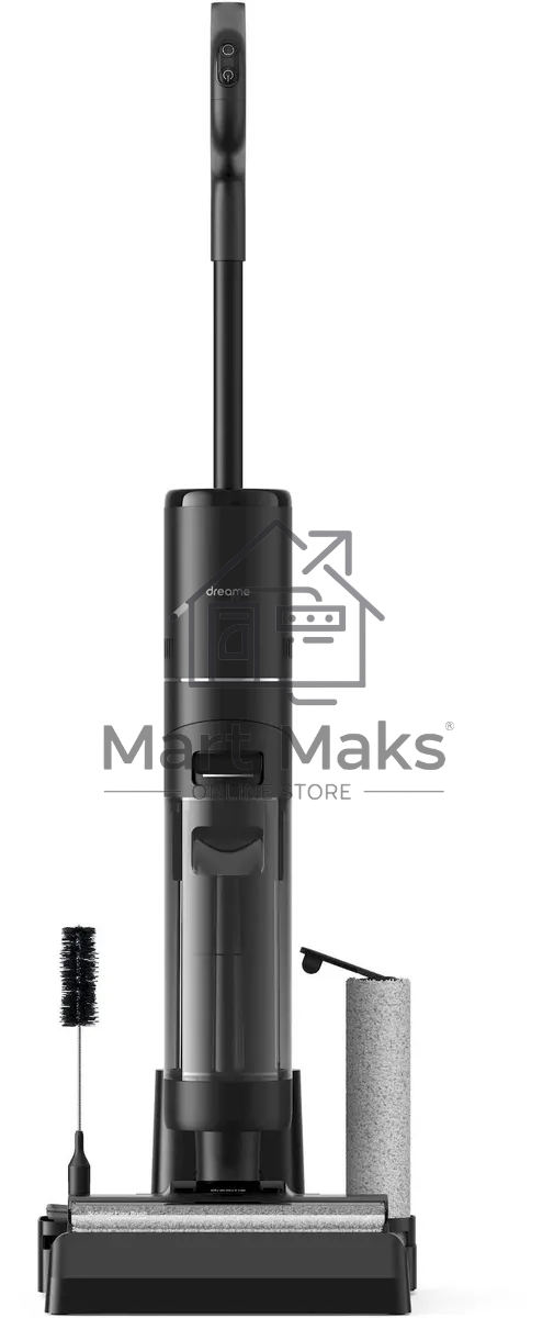 Пылесос моющий Dreame Wet and Dry Vacuum H12 Pro серый, питание от аккумулятора, 300 Вт, уборка влажная/сухая, пылесборник 0,9 л, работа от АКБ max - 35 мин
