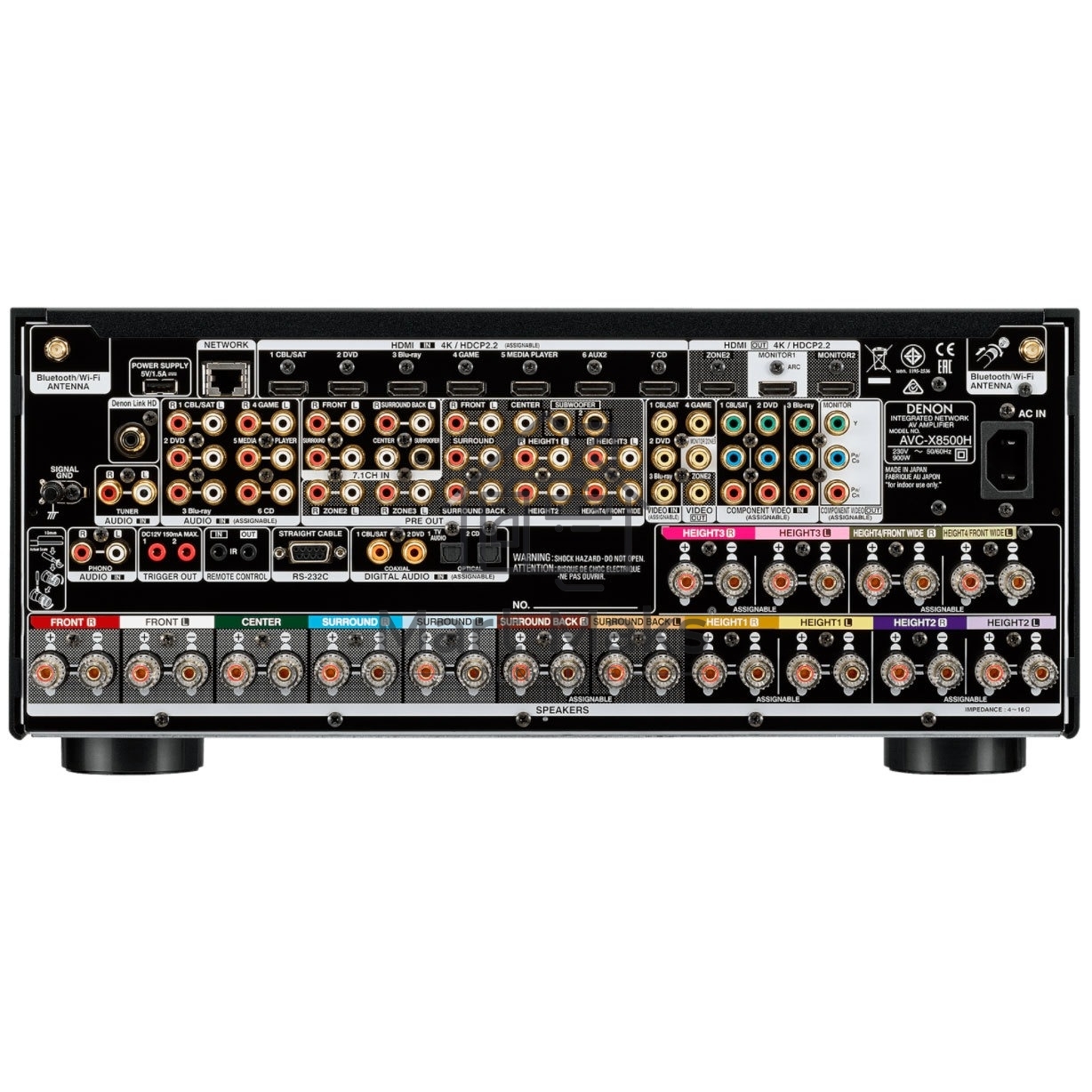 Ресивер AV Denon AVC-X8500HA, 13.2, черный