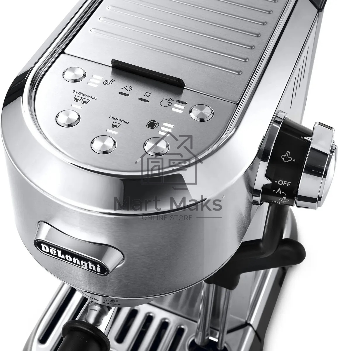 Кофеварка рожковая DeLonghi EC950.M (0132106249) серебристый, исп. кофе - молотый/чалды, 1.6 л, 1450 Вт, 15 Бар