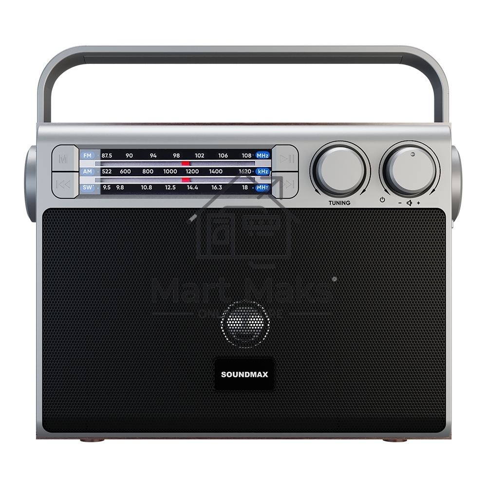 Радиоприемник SOUNDMAX SM-RD2122UB(темное дерево)