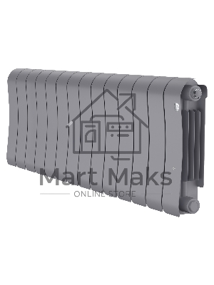 Радиатор биметаллический Royal Thermo Infinity 300 Silver Satin - 14 секц.