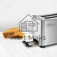 Тостер Ufesa Duo Delux нержавеющая сталь, 850 Вт, 2 слота