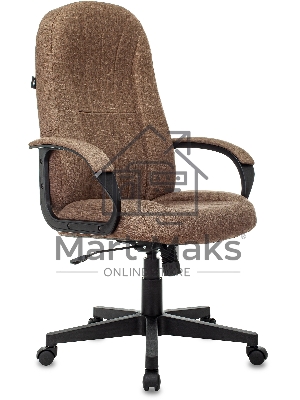 Кресло руководителя Бюрократ T-898AXSN коричневый 38-414, крестовина пластик