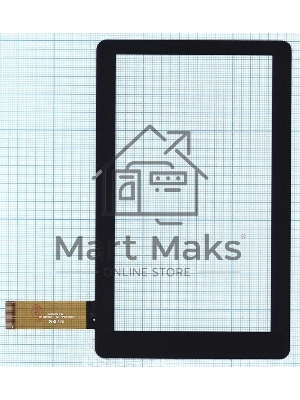 Сенсорное стекло (тачскрин) Ritmix 7, черное