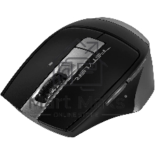 Мышь беспроводная A4Tech Fstyler FB35S серый/черный, 2000 dpi, радиоканал, Bluetooth, USB, кнопки - 5