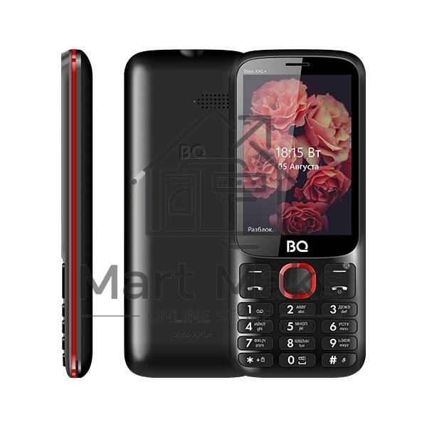 Мобильный телефон BQ 3590 Step XXL+ черный/красный