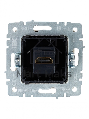 Розетка HDMI IEK BRITE РHDMI-0-БрБ белый