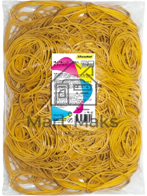 Резинки для купюр Silwerhof 189023 d=60 мм, ширина 2 мм, 1000 гр, натуральный