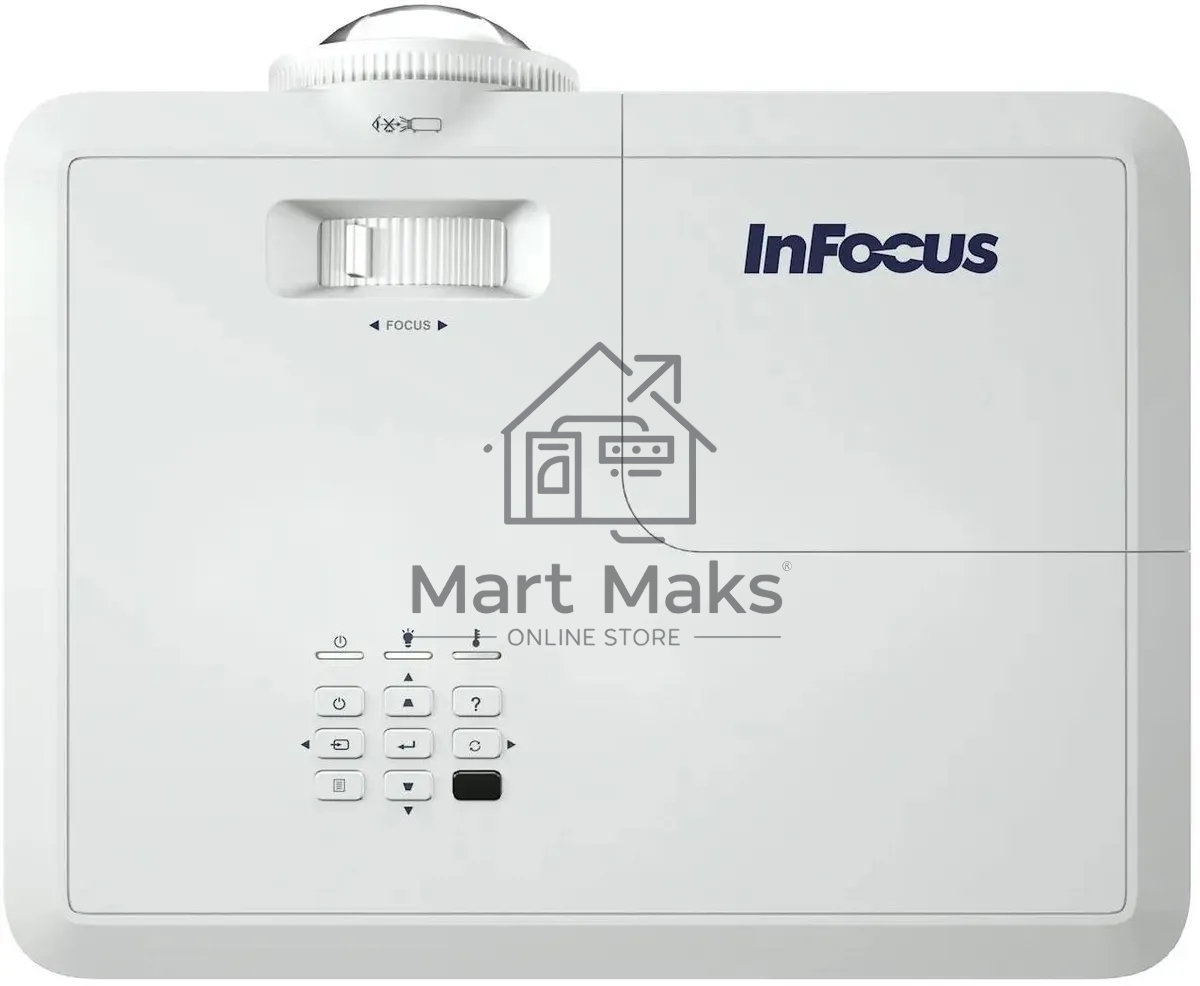 Проектор InFocus IN0026ST DLP, WXGA, 3800 lm, 30 000:1, 0.52:1, 2xHDMI 1.4, VGA in/out, S-Video, 3.5mm in/out, USB-A, RS-232, лампа 15 000ч.(ECO mode), 10W, 27дБ, 2,9 кг, БЕЛЫЙ