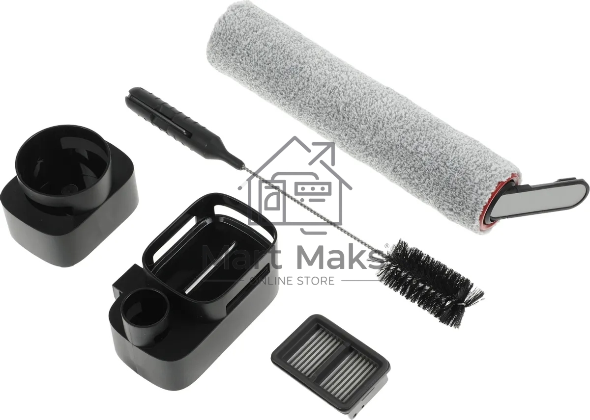 Пылесос моющий Dreame Wet and Dry Vacuum H12 Pro серый, питание от аккумулятора, 300 Вт, уборка влажная/сухая, пылесборник 0,9 л, работа от АКБ max - 35 мин