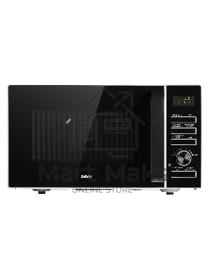 Микроволновая печь BBK 25MWS-970T/WB белый, 25 л, 900 Вт, поворотный механизм/кнопки