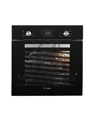 Духовой шкаф электрический встраиваемый LEX EDM 071 BL черный