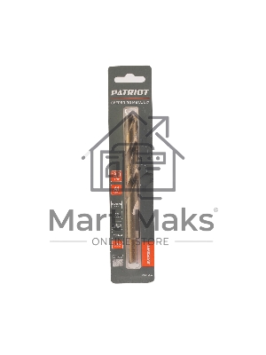 Сверло PATRIOT EXPERT по металлу, Р6М5К5, 13,0 мм, 1 шт в блистере