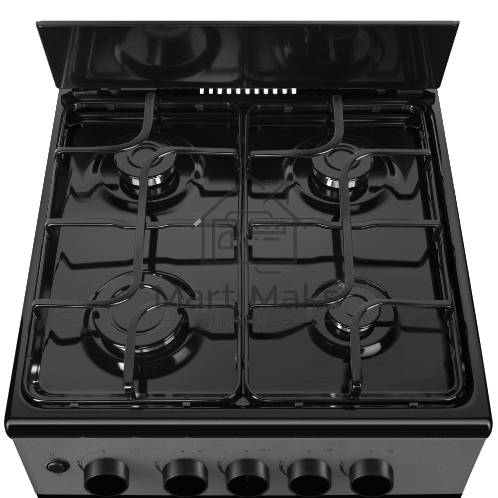 Плита газовая Maunfeld MGC50GEGR08 серый, конфорок 4 шт, духовка 59 л, 50 см x 88 см x 65 см